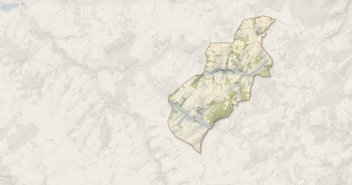 Portrait cartographique de Lixy : relief, eau, forêts, bâti et voies, calculés à partir des données de l'IGN