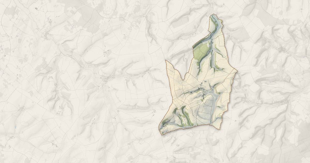 Portrait cartographique de Merry-Sec : relief, eau, forêts, bâti et voies, calculés à partir des données de l'IGN