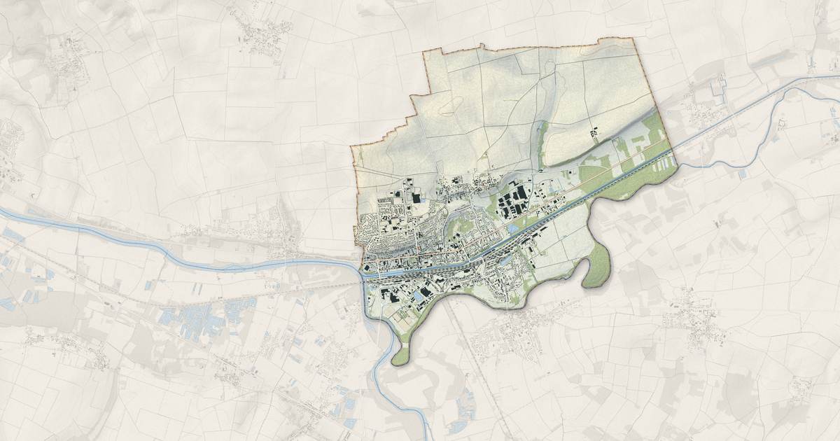 Portrait cartographique de Migennes : relief, eau, forêts, bâti et voies, calculés à partir des données de l'IGN