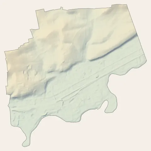 Migennes : relief
