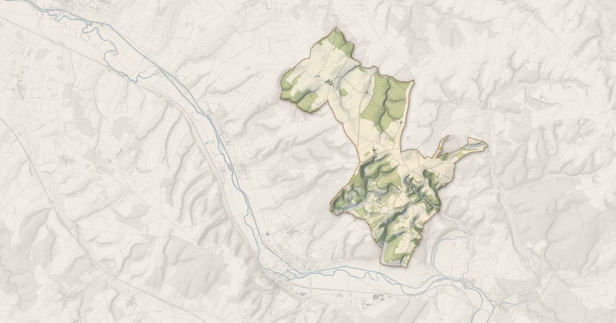 Portrait cartographique de Molosmes : relief, eau, forêts, bâti et voies, calculés à partir des données de l'IGN