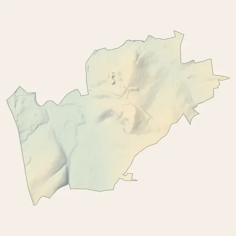 Monéteau : relief