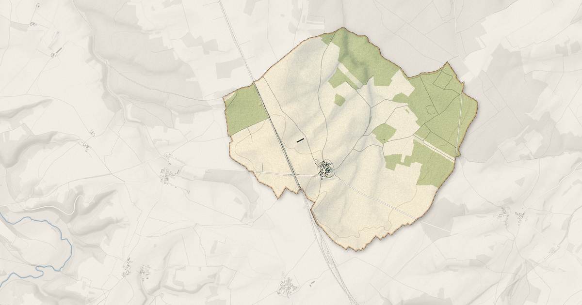 Portrait cartographique de Pasilly : relief, eau, forêts, bâti et voies, calculés à partir des données de l'IGN