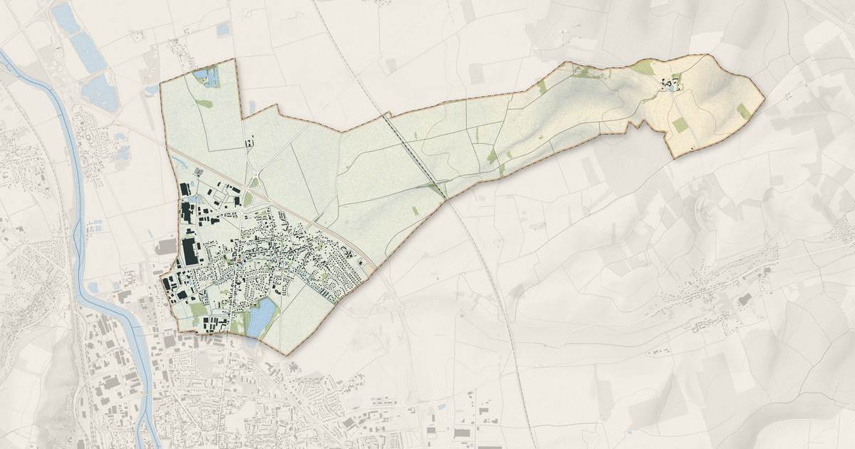 Portrait cartographique de Saint-Clément : relief, eau, forêts, bâti et voies, calculés à partir des données de l'IGN