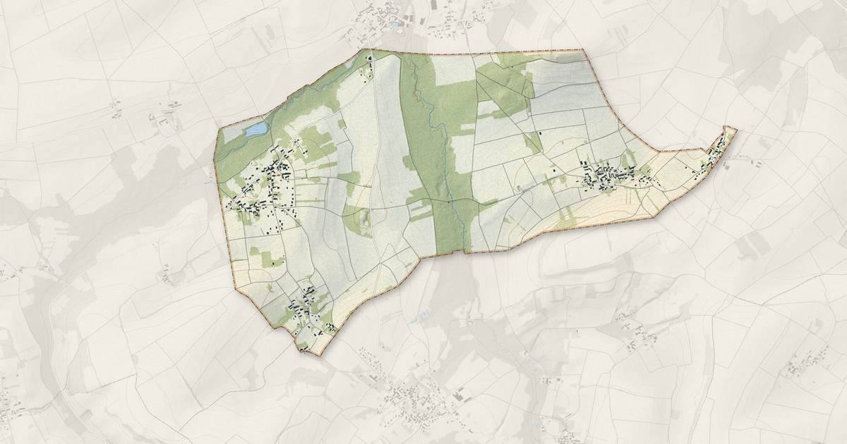 Portrait cartographique de Saint-Maurice-le-Vieil : relief, eau, forêts, bâti et voies, calculés à partir des données de l'IGN