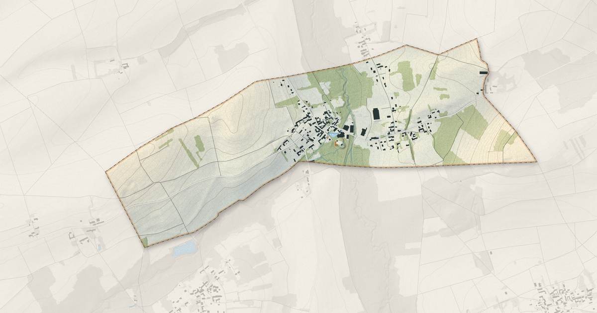 Portrait cartographique de Saint-Maurice-Thizouaille : relief, eau, forêts, bâti et voies, calculés à partir des données de l'IGN