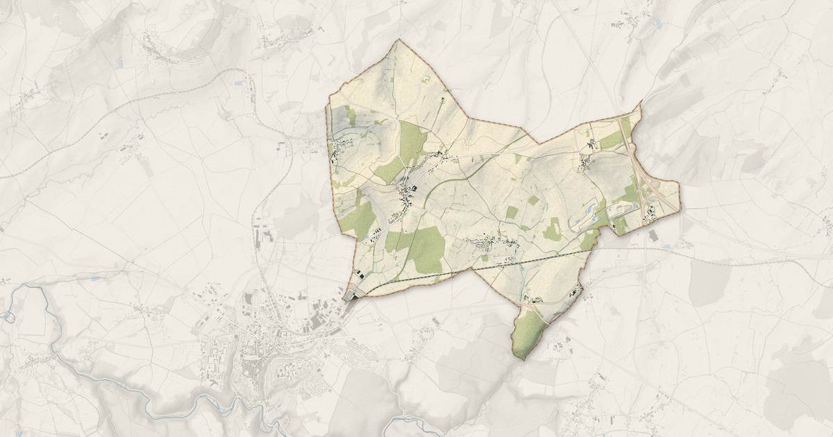 Portrait cartographique de Sauvigny-le-Bois : relief, eau, forêts, bâti et voies, calculés à partir des données de l'IGN