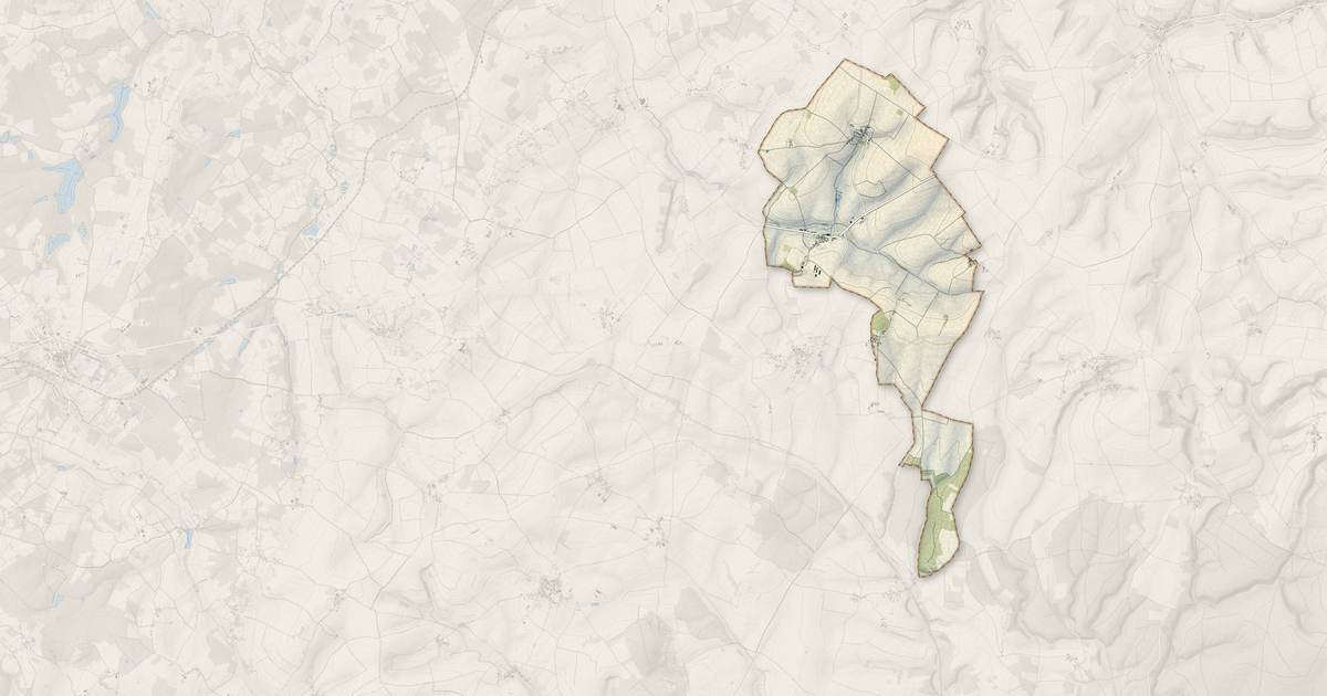 Portrait cartographique de Sementron : relief, eau, forêts, bâti et voies, calculés à partir des données de l'IGN