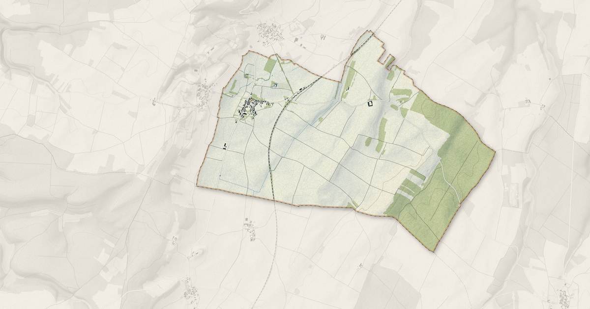 Portrait cartographique de Sennevoy-le-Bas : relief, eau, forêts, bâti et voies, calculés à partir des données de l'IGN