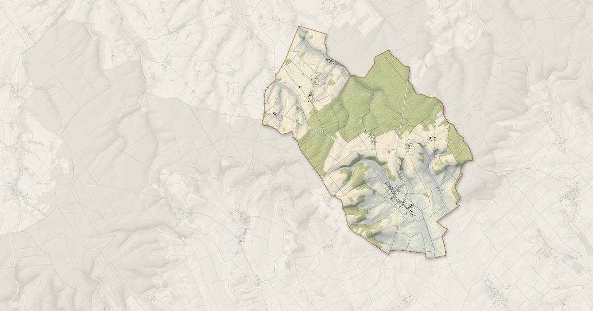 Portrait cartographique de Sormery : relief, eau, forêts, bâti et voies, calculés à partir des données de l'IGN