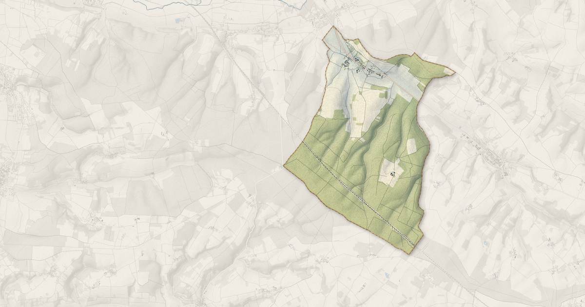 Portrait cartographique de Vaumort : relief, eau, forêts, bâti et voies, calculés à partir des données de l'IGN
