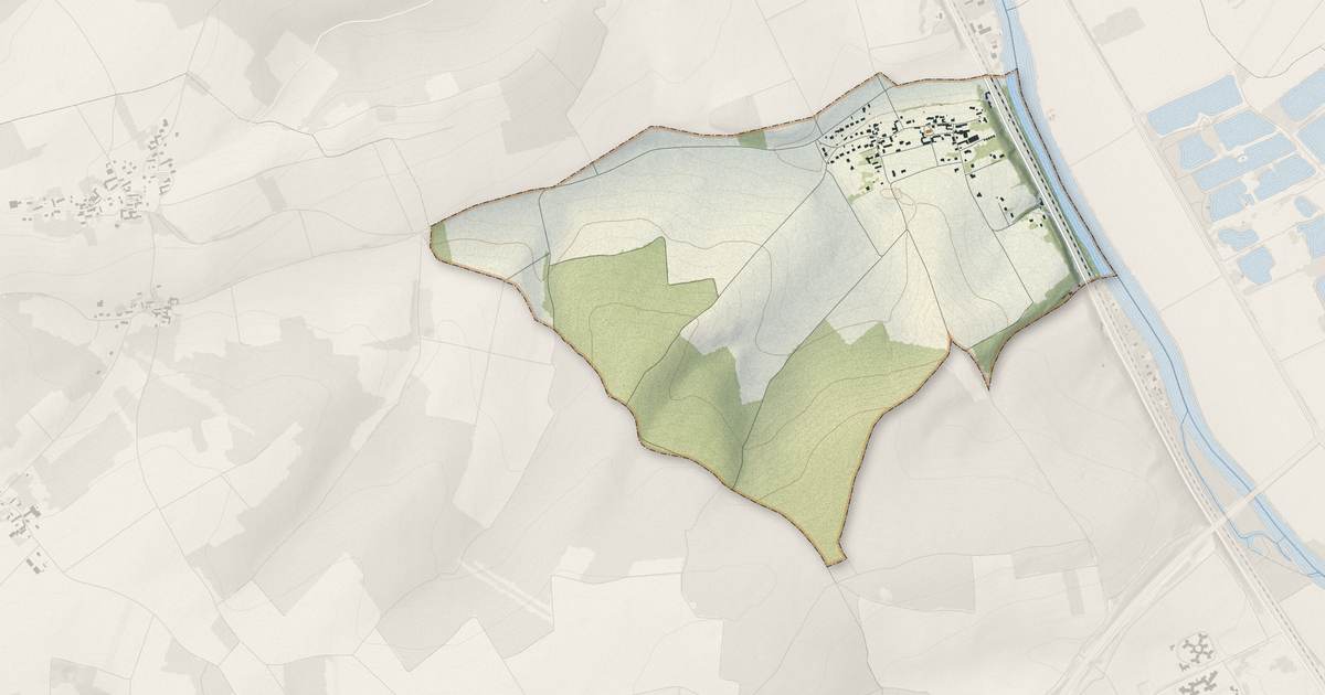 Portrait cartographique de Villenavotte : relief, eau, forêts, bâti et voies, calculés à partir des données de l'IGN