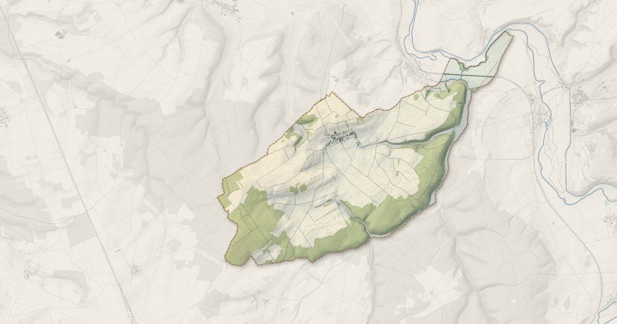 Portrait cartographique de Villiers-les-Hauts : relief, eau, forêts, bâti et voies, calculés à partir des données de l'IGN