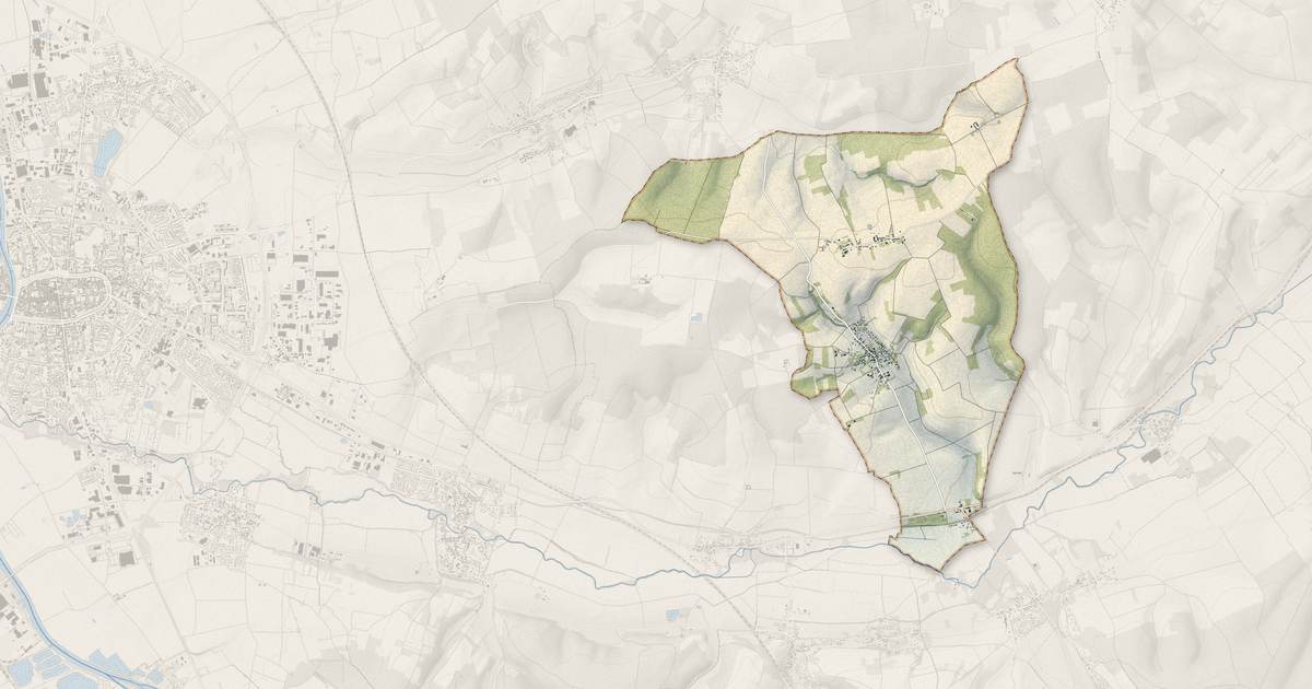 Portrait cartographique de Villiers-Louis : relief, eau, forêts, bâti et voies, calculés à partir des données de l'IGN
