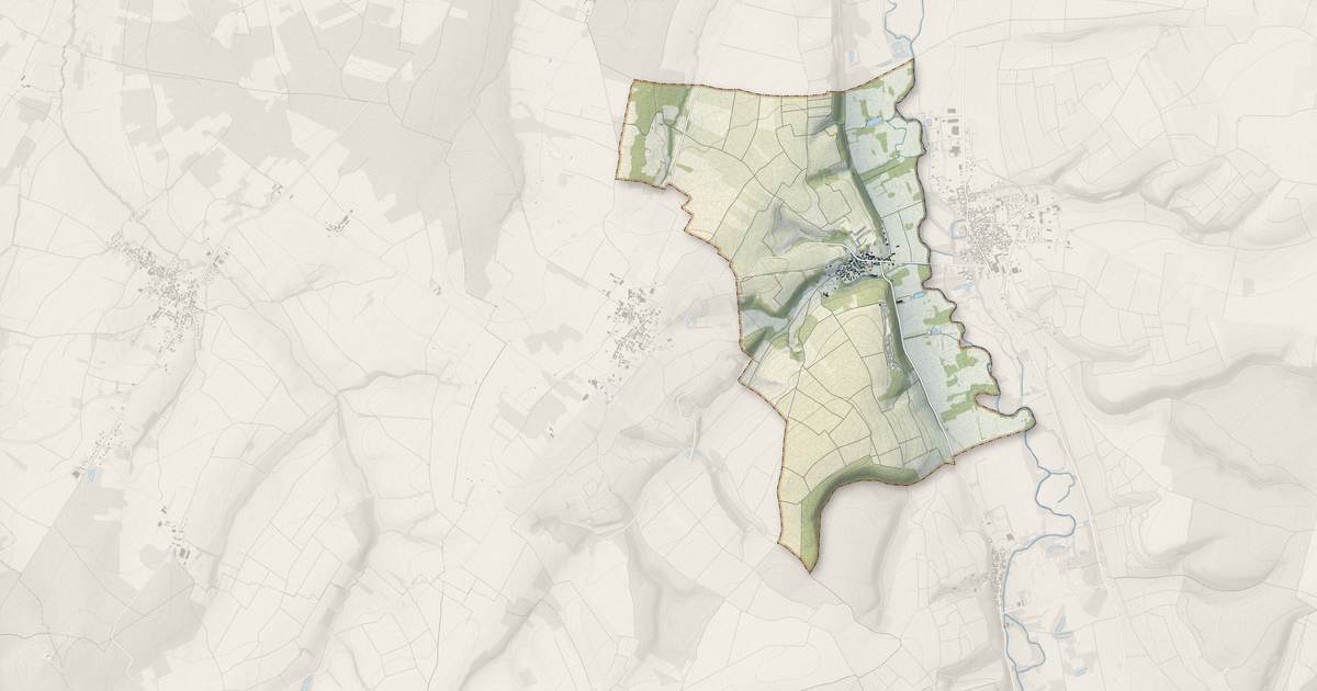 Portrait cartographique de Villy : relief, eau, forêts, bâti et voies, calculés à partir des données de l'IGN
