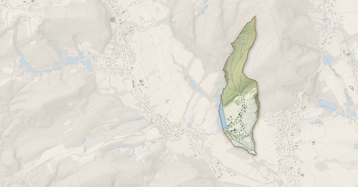 Portrait cartographique de Bourg-sous-Châtelet : relief, eau, forêts, bâti et voies, calculés à partir des données de l'IGN