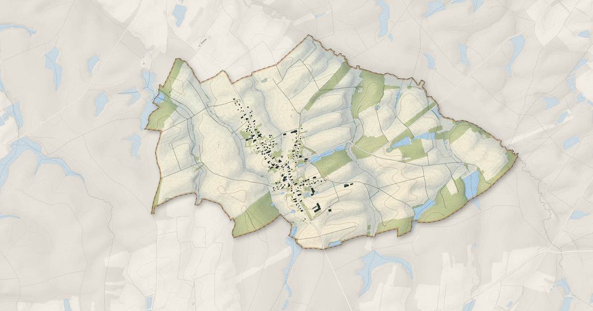 Portrait cartographique de Lepuix-Neuf : relief, eau, forêts, bâti et voies, calculés à partir des données de l'IGN