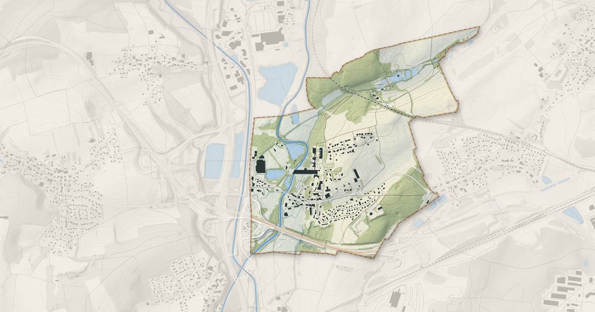 Portrait cartographique de Sevenans : relief, eau, forêts, bâti et voies, calculés à partir des données de l'IGN