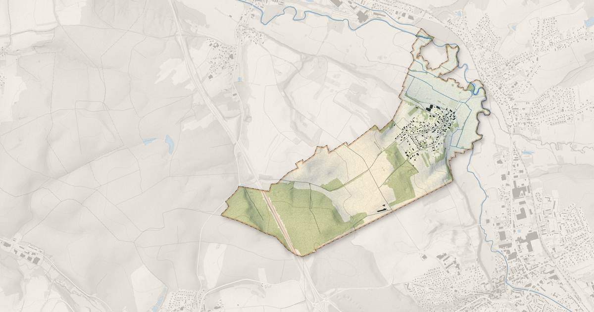 Portrait cartographique de Thiancourt : relief, eau, forêts, bâti et voies, calculés à partir des données de l'IGN