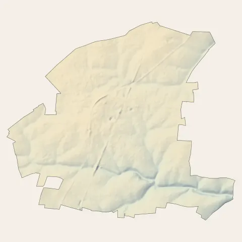 Angerville : relief