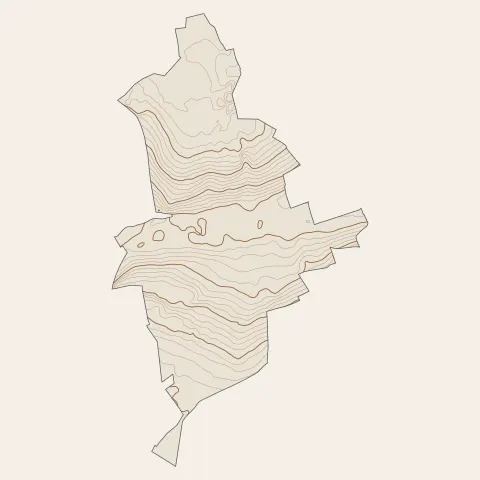 Arpajon : courbes de niveau