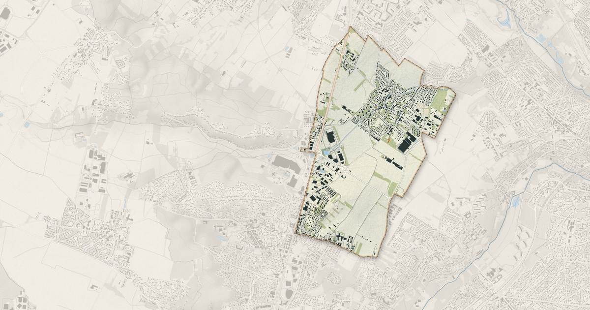 Portrait cartographique de Ballainvilliers : relief, eau, forêts, bâti et voies, calculés à partir des données de l'IGN
