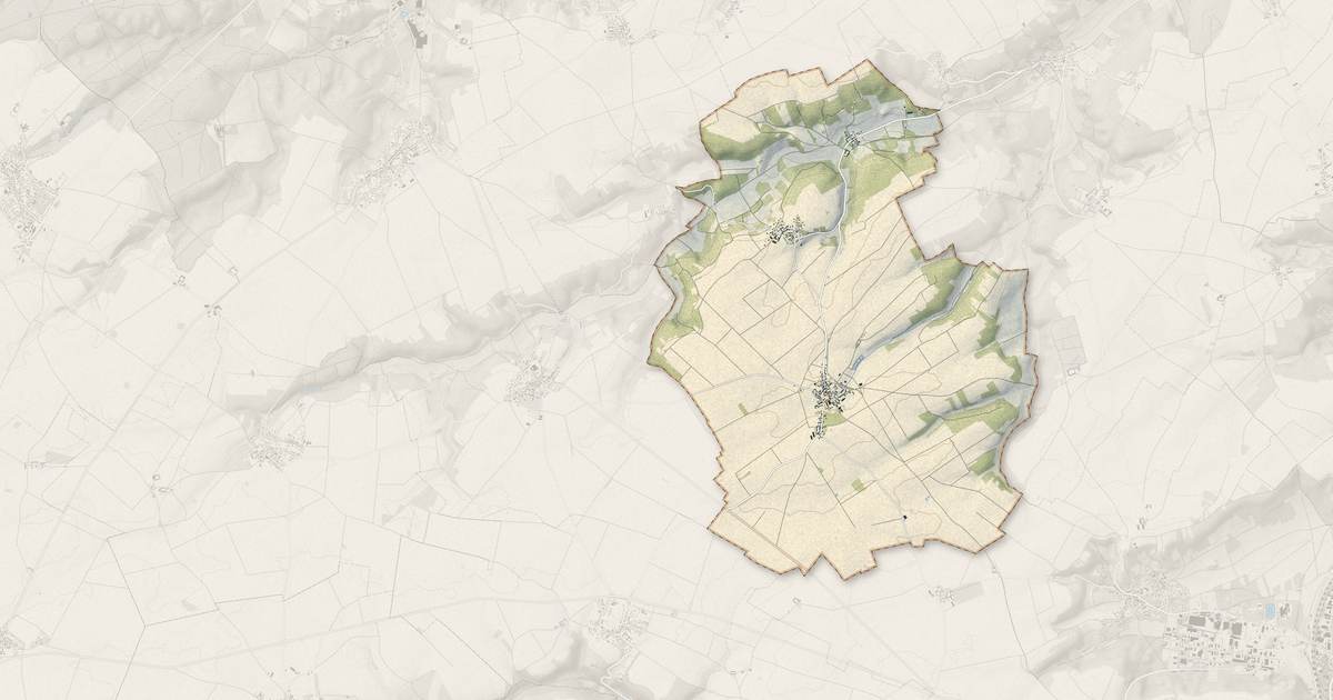 Portrait cartographique de Boissy-le-Sec : relief, eau, forêts, bâti et voies, calculés à partir des données de l'IGN