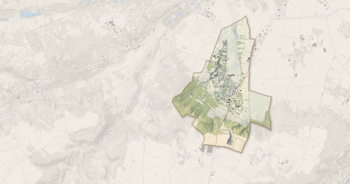 Portrait cartographique de Boissy-sous-Saint-Yon : relief, eau, forêts, bâti et voies, calculés à partir des données de l'IGN