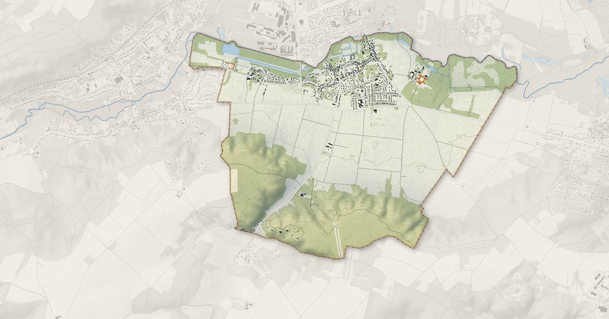 Portrait cartographique de Bouray-sur-Juine : relief, eau, forêts, bâti et voies, calculés à partir des données de l'IGN