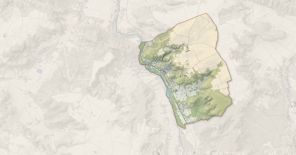 Portrait cartographique de Boutigny-sur-Essonne : relief, eau, forêts, bâti et voies, calculés à partir des données de l'IGN