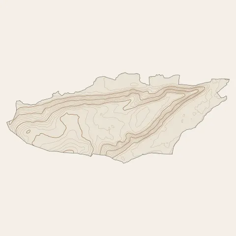 Breuillet : courbes de niveau