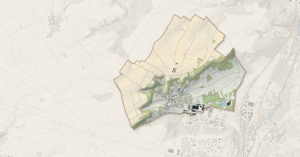 Portrait cartographique de Brières-les-Scellés : relief, eau, forêts, bâti et voies, calculés à partir des données de l'IGN