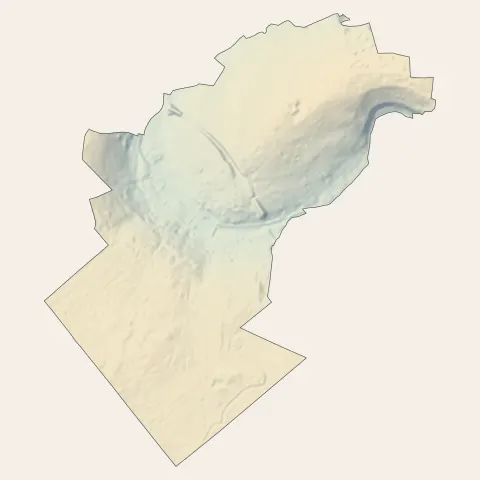 Brunoy : relief