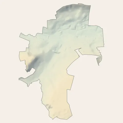 Bures-sur-Yvette : relief