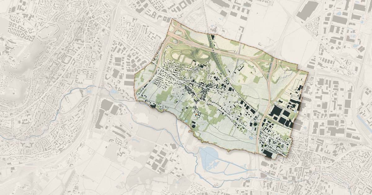 Portrait cartographique de Champlan : relief, eau, forêts, bâti et voies, calculés à partir des données de l'IGN