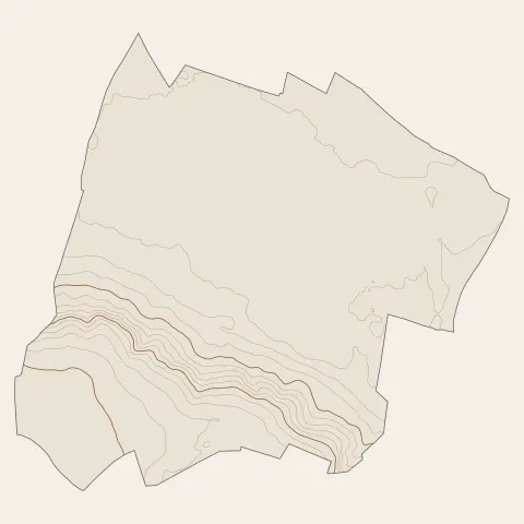 Cheptainville : courbes de niveau