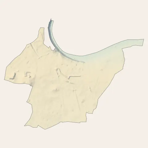 Le Coudray-Montceaux : relief