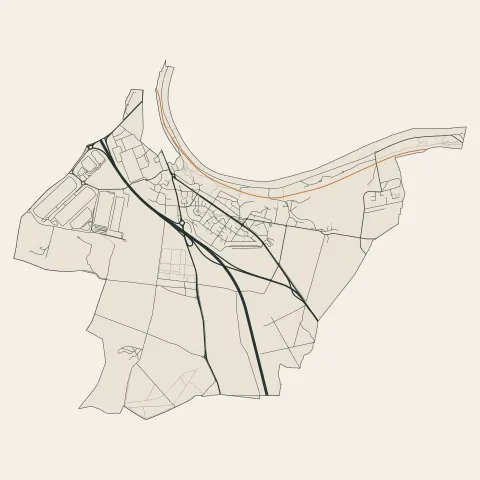 Le Coudray-Montceaux : voies