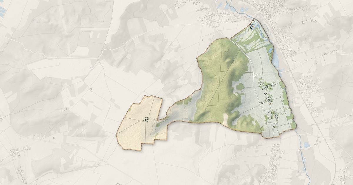 Portrait cartographique de Courdimanche-sur-Essonne : relief, eau, forêts, bâti et voies, calculés à partir des données de l'IGN