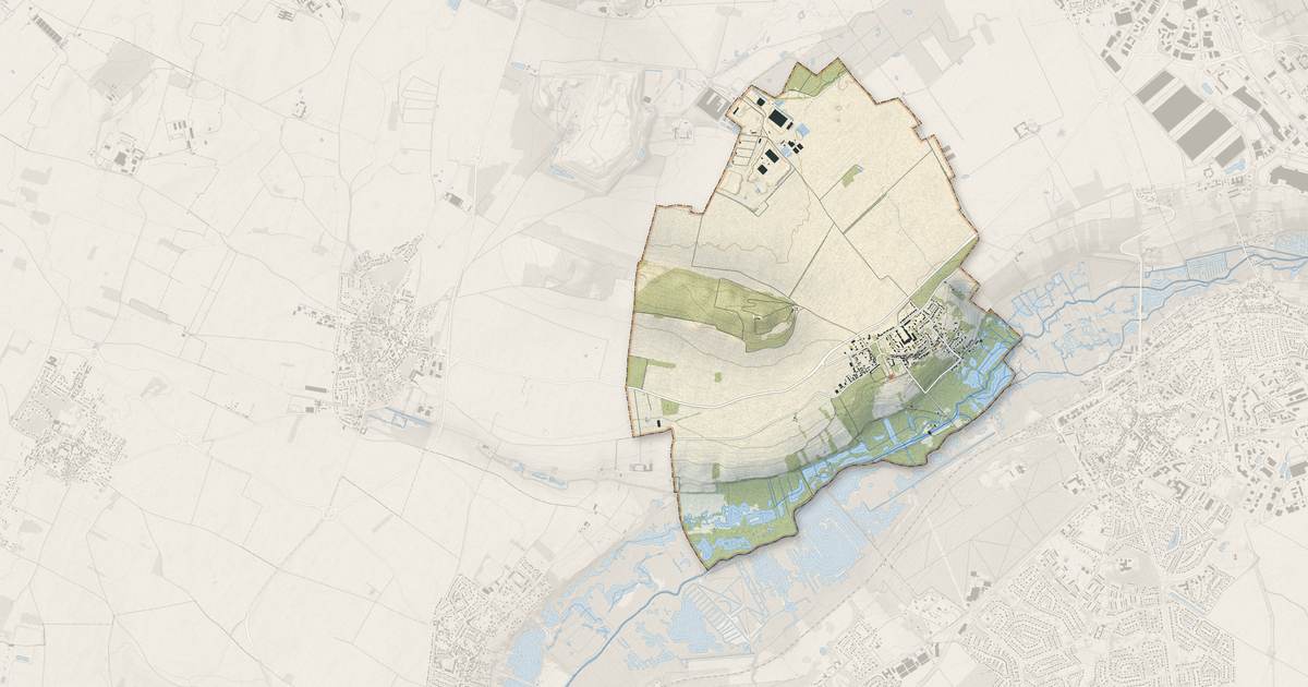 Portrait cartographique de Écharcon : relief, eau, forêts, bâti et voies, calculés à partir des données de l'IGN