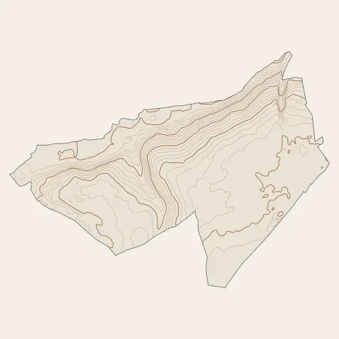 Égly : courbes de niveau
