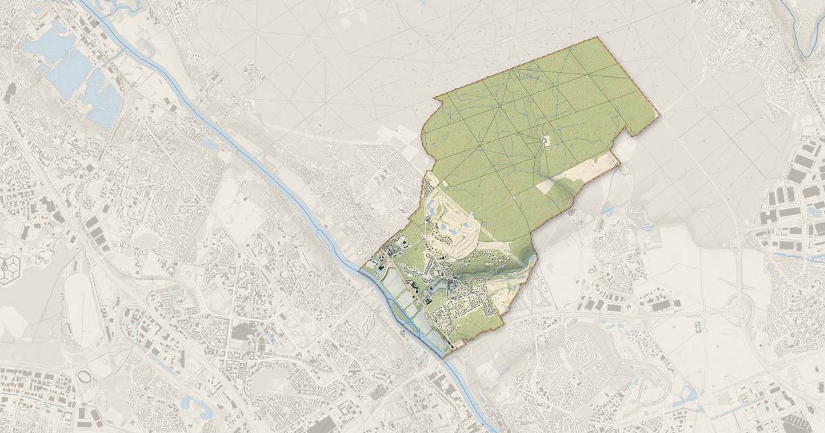 Portrait cartographique de Étiolles : relief, eau, forêts, bâti et voies, calculés à partir des données de l'IGN