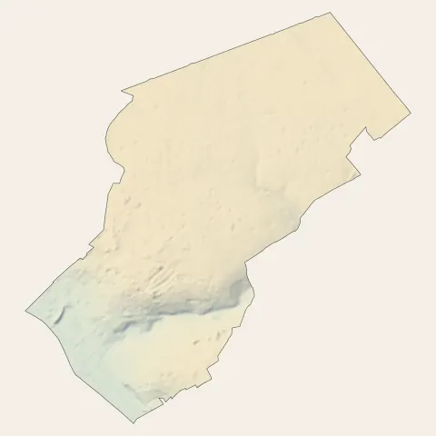 Étiolles : relief