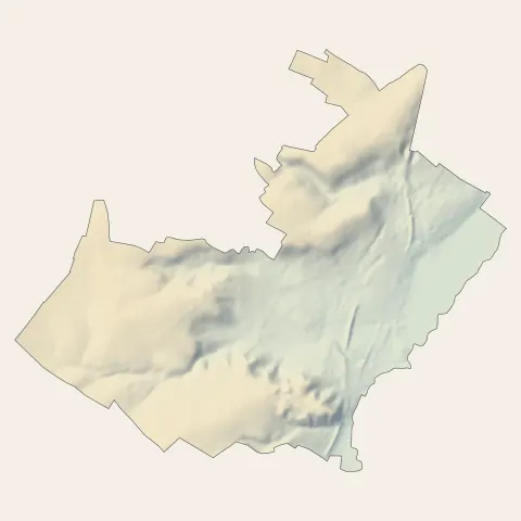 Étréchy : relief