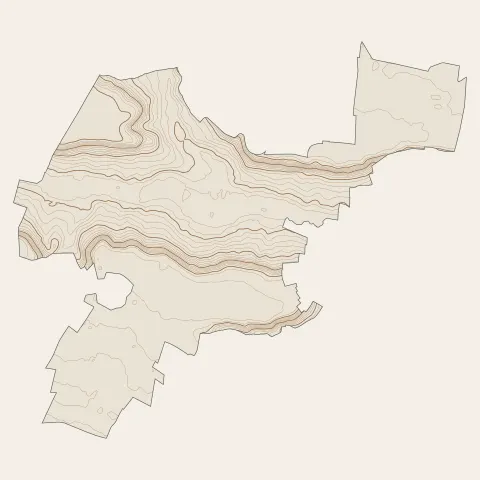 Gif-sur-Yvette : courbes de niveau