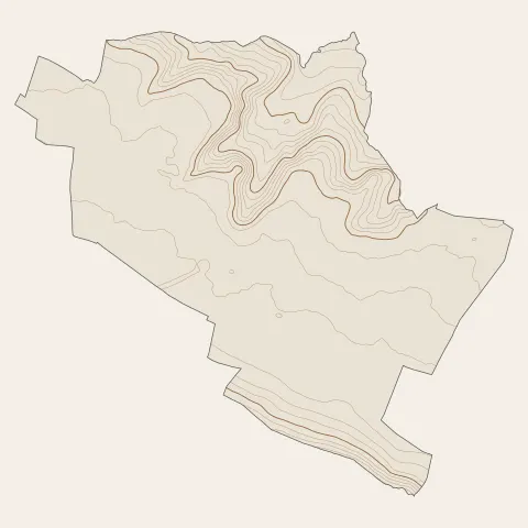 Gometz-le-Châtel : courbes de niveau