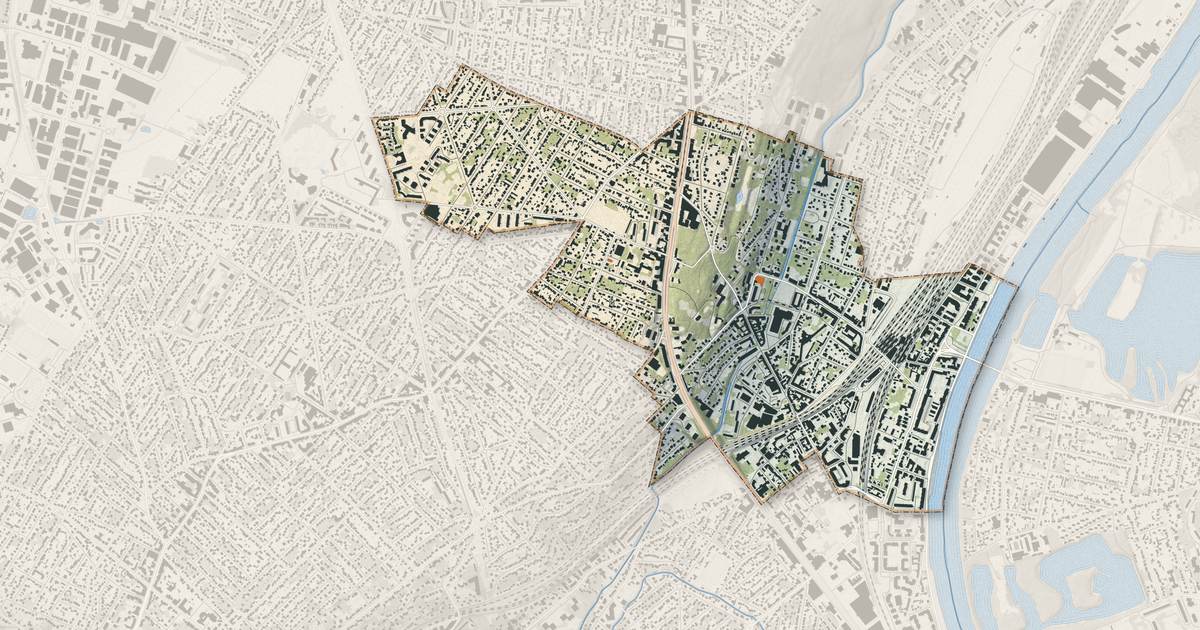 Portrait cartographique de Juvisy-sur-Orge : relief, eau, forêts, bâti et voies, calculés à partir des données de l'IGN