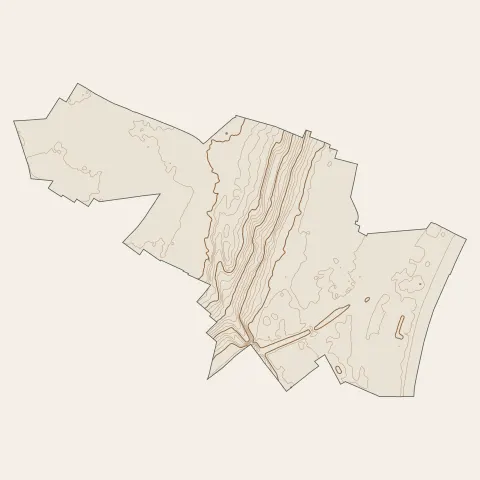 Juvisy-sur-Orge : courbes de niveau