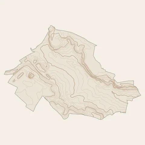Marcoussis : courbes de niveau