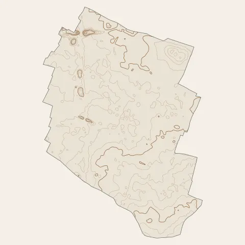 Marolles-en-Hurepoix : courbes de niveau